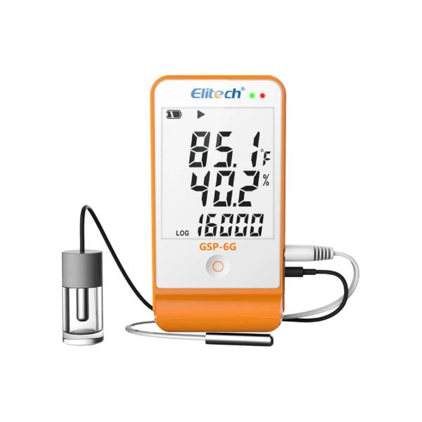 Elitech GSP 6G registrador de temperatura y humedad